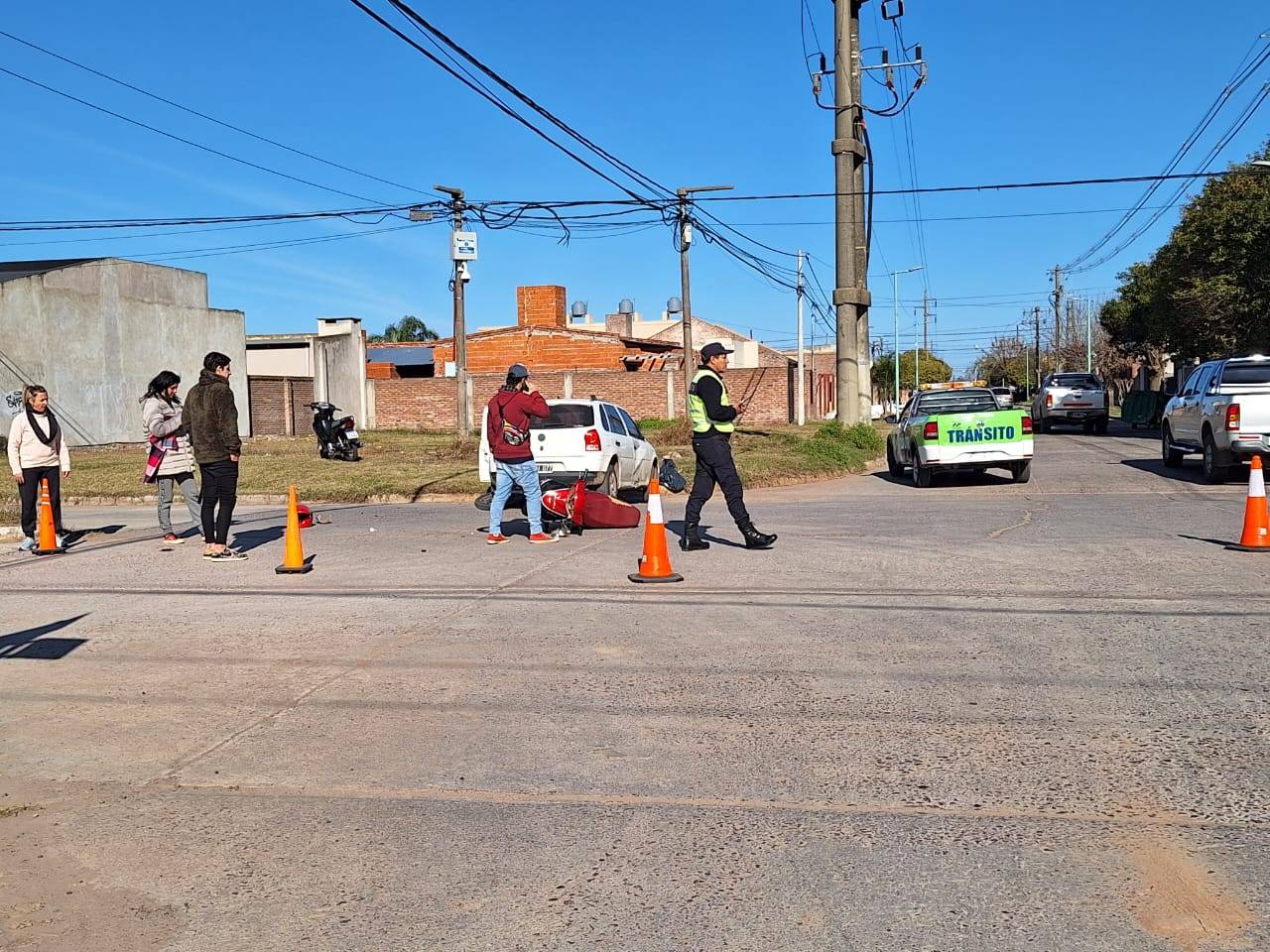 Motociclista Herida En Un Accidente Chacabuco En Red