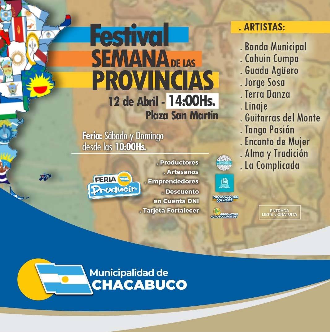 Festival por la Semana de las Provincias | Chacabuco en Red