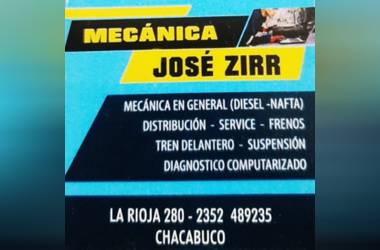 Imágen de comercio: MECANICA “Jose Zirr”